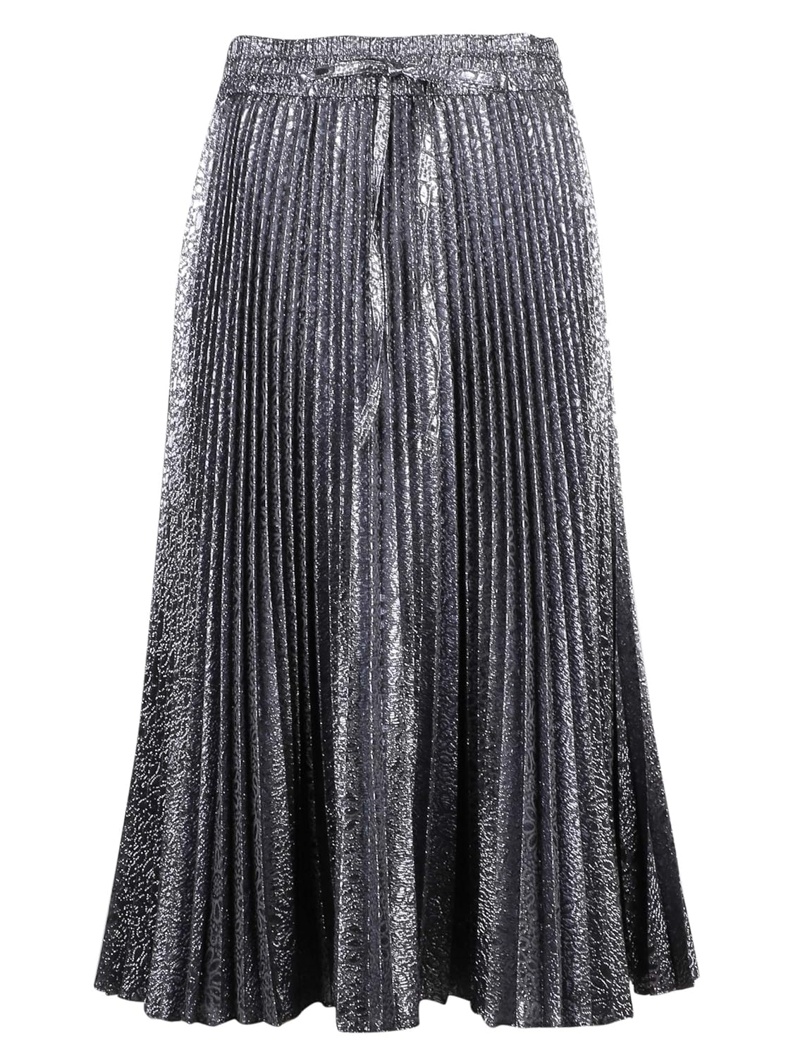 red valentino 女人 qr0ra36041f094 银色 聚酯 裙子/意大利直邮